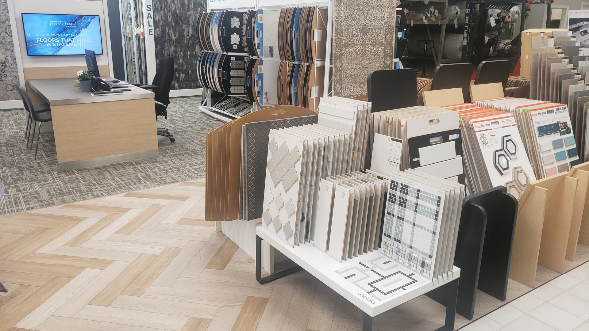 flooring store showroom